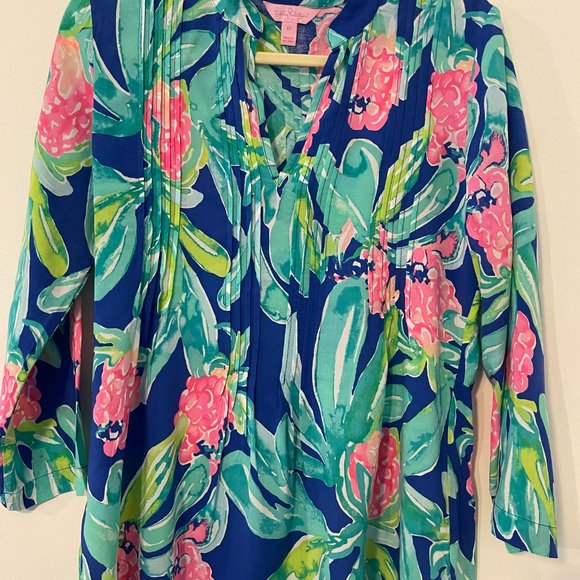 Lilly Pulitzer Sarasota Tunic - Island Exotic - EUC - XS - Picture 2 of 2